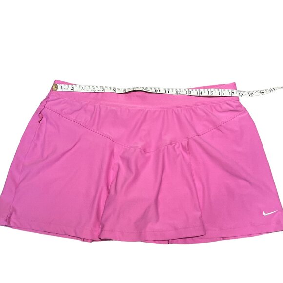 NIKE FIT DRY Short Skort Sz Large 12-14 Tennis Pickleball Run Dance Athleisure - Picture 8 of 12